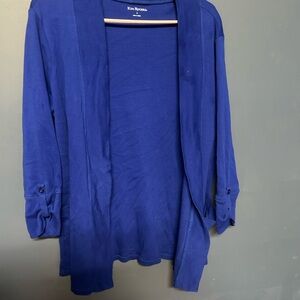 Kim Rogers Royal Blue Open Front Cardigan
